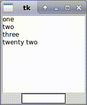Creating a Filterable List Box with Python's Tkinter